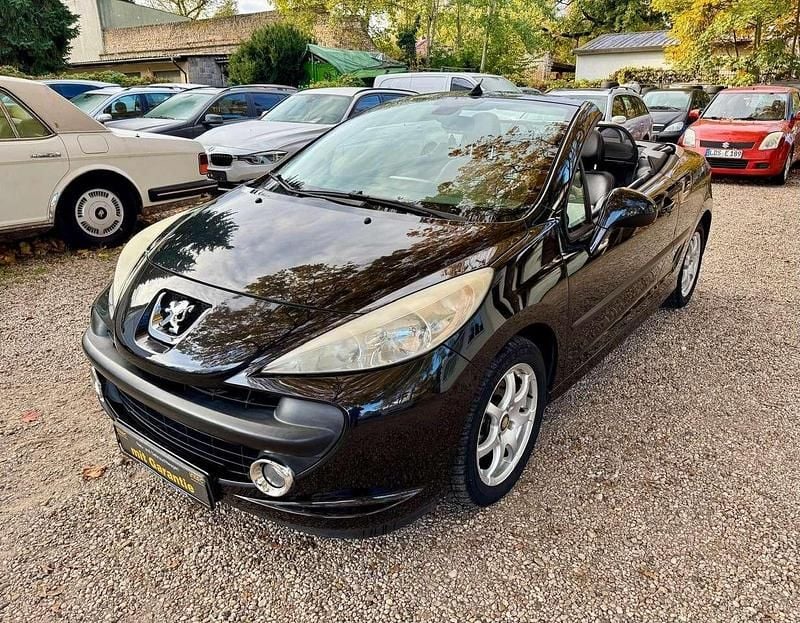 Schwarz Gebraucht 2008 Peugeot 207 CC Cabrio | 3.999 € (Guter Preis) - Bild 1/4
