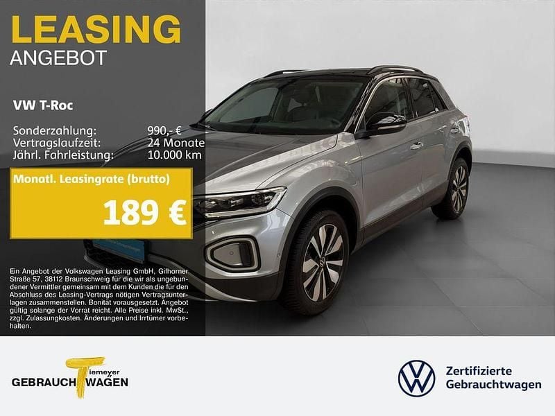 Silber Gebraucht 2025 VW T-Roc Goal SUV | 28.200 € (Guter Preis) - Bild 1/4