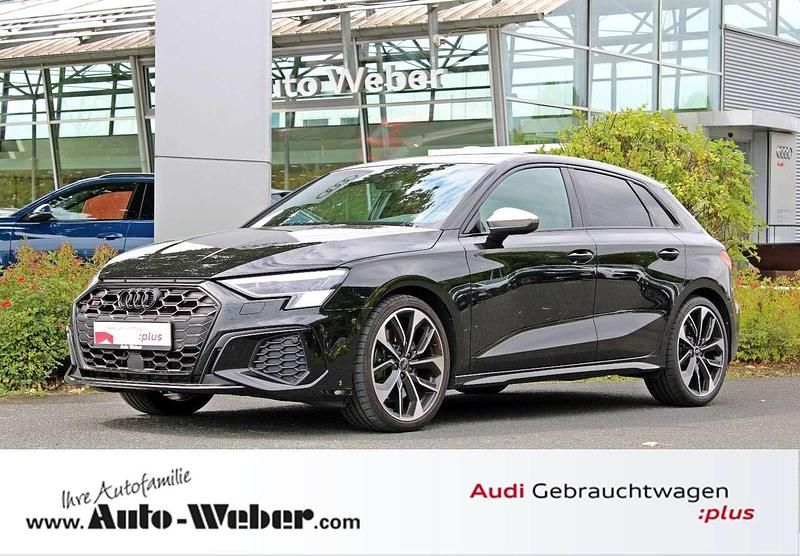 Mythosschwarz schwarz Gebraucht 2024 Audi S3 Sportback Sport Kombi | 39.980 € (Fairer Preis) - Bild 1/4