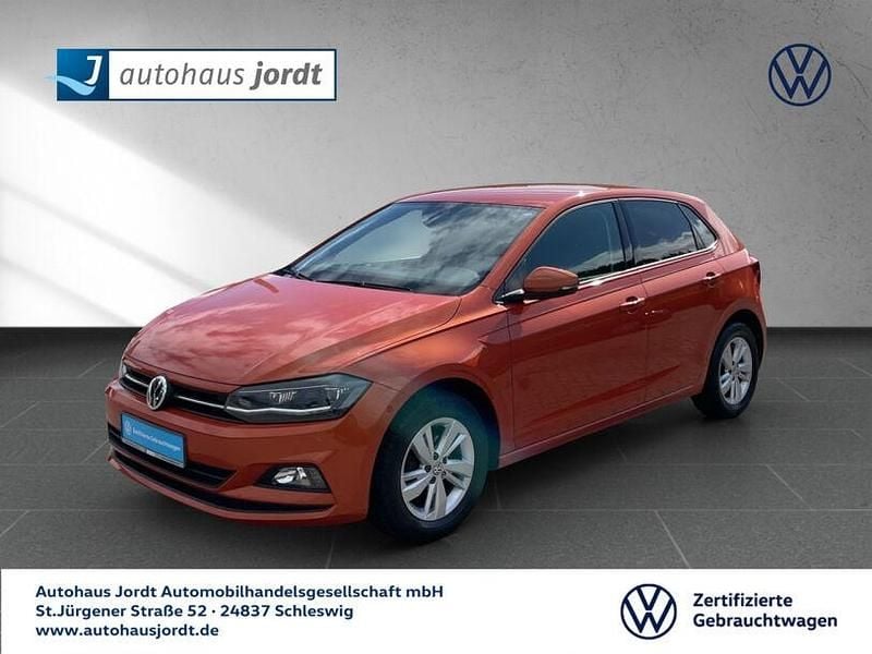 Orange Gebraucht 2018 VW Polo Comfortline Kleinwagen | 12.530 € (Fairer Preis) - Bild 1/4