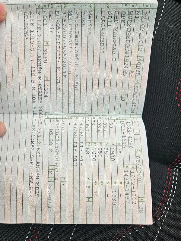 Gebraucht Opel Meriva 140 PS (102 kW) 2012 Grau Van / Kleinbus