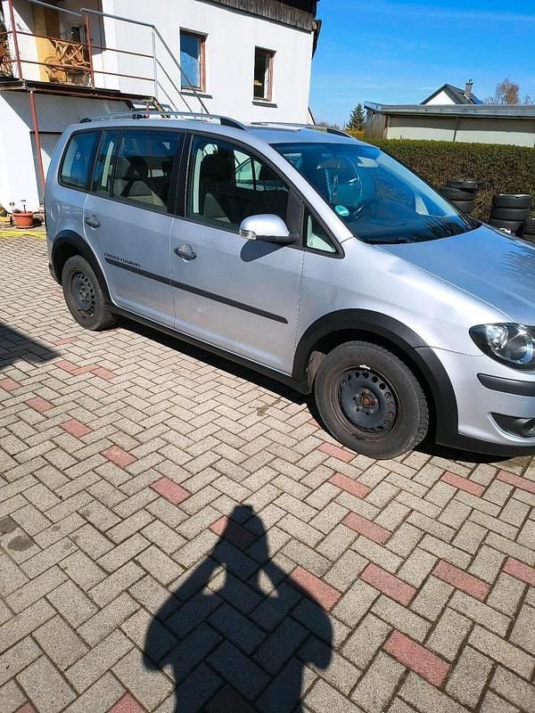 Gebraucht VW Touran Cross 105 PS (77 kW) 2007 Silber Van / Kleinbus