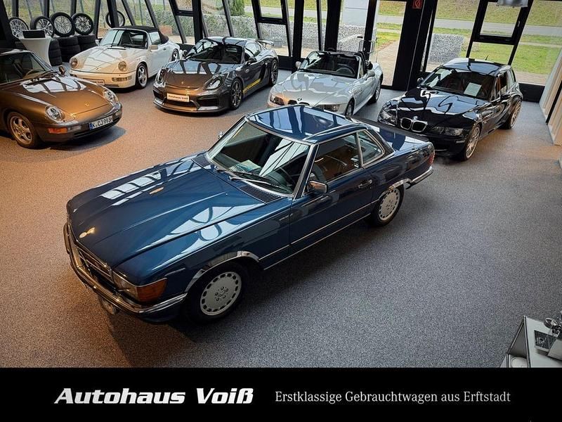 Gebraucht Mercedes SL500 245 PS (180 kW) 1985 Blau Cabrio