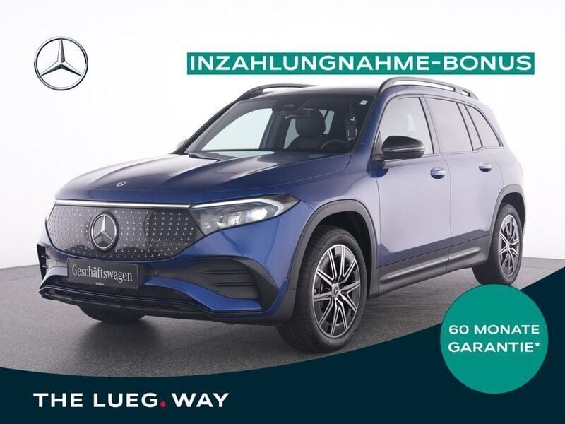 Blau metalliclack spektralblau Gebraucht 2024 Mercedes EQB300 AMG SUV | 41.885 € (Etwas zu teuer) - Bild 1/4