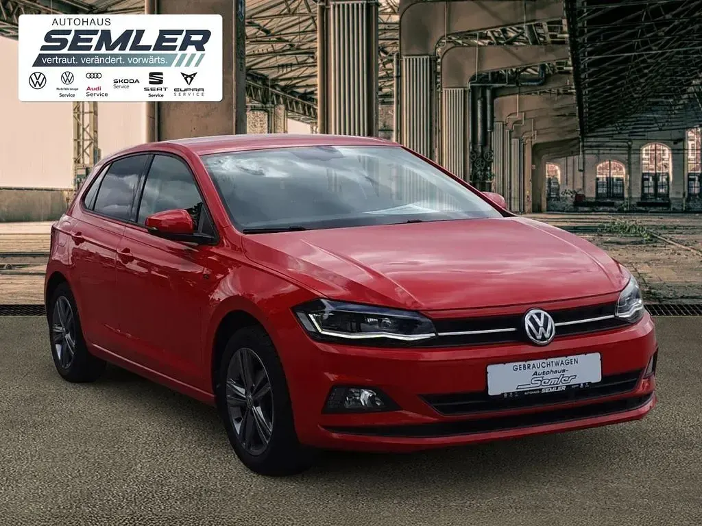 Gebraucht VW Polo Join 95 PS (69 kW) 2018 Rot Kleinwagen