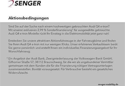 Gebraucht Audi Q4 e-tron Comfort 125 kW (170 PS) 2023 Kieselgrau SUV