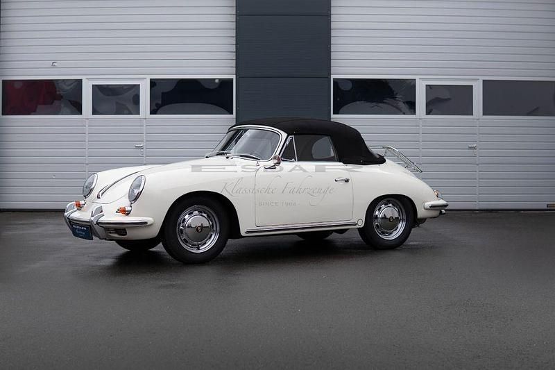 Weiß Gebraucht 1964 Porsche 356 Cabrio | 140.000 € - Bild 1/4