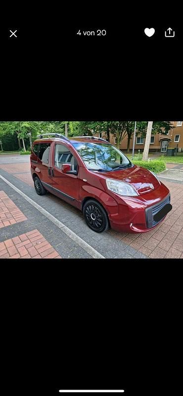 Gebraucht Fiat Qubo Dynamic 73 PS (53 kW) 2011 Rot Van / Kleinbus