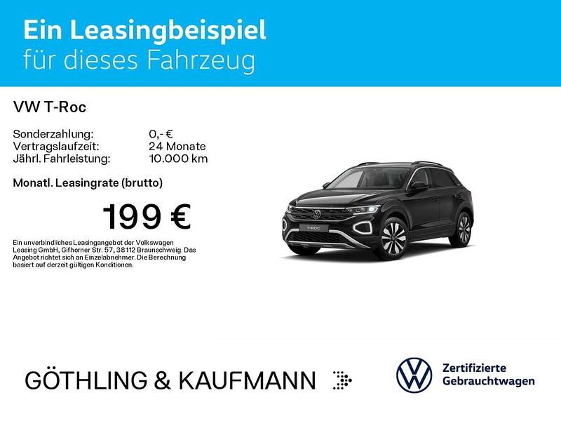 Gebraucht VW T-Roc Goal 150 PS (110 kW) 2025 Deep black perleffekt SUV