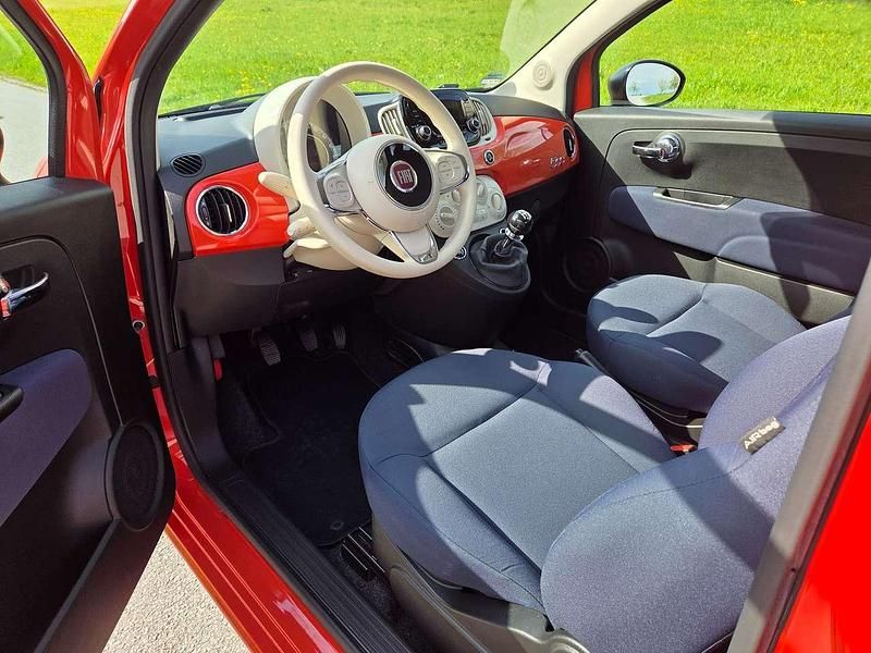 Gebraucht Fiat 500 69 PS (50 kW) 2021 Orange Limousine