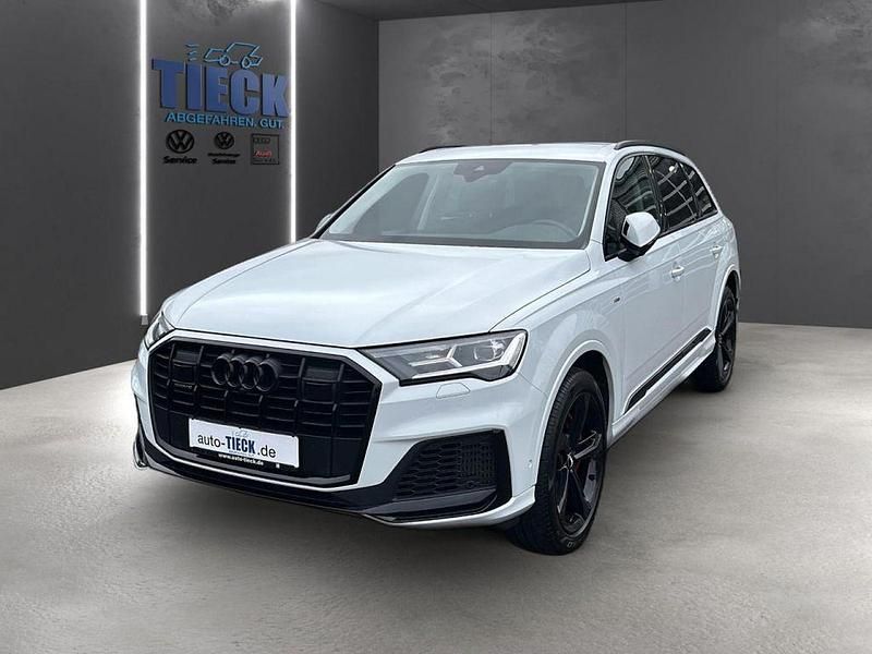 Weiß Gebraucht 2021 Audi Q7 S-Line SUV | 54.990 € (Superpreis) - Bild 1/4