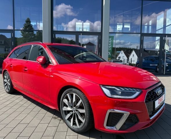 Tangorot metallic Gebraucht 2020 Audi A4 S-Line Kombi | 23.591 € (Guter Preis) - Bild 1/4