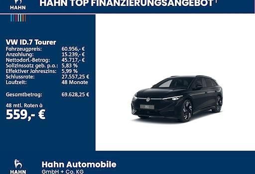 Neu VW ID.7 Pro 210 kW (286 PS) 2026 Schwarz Kombi