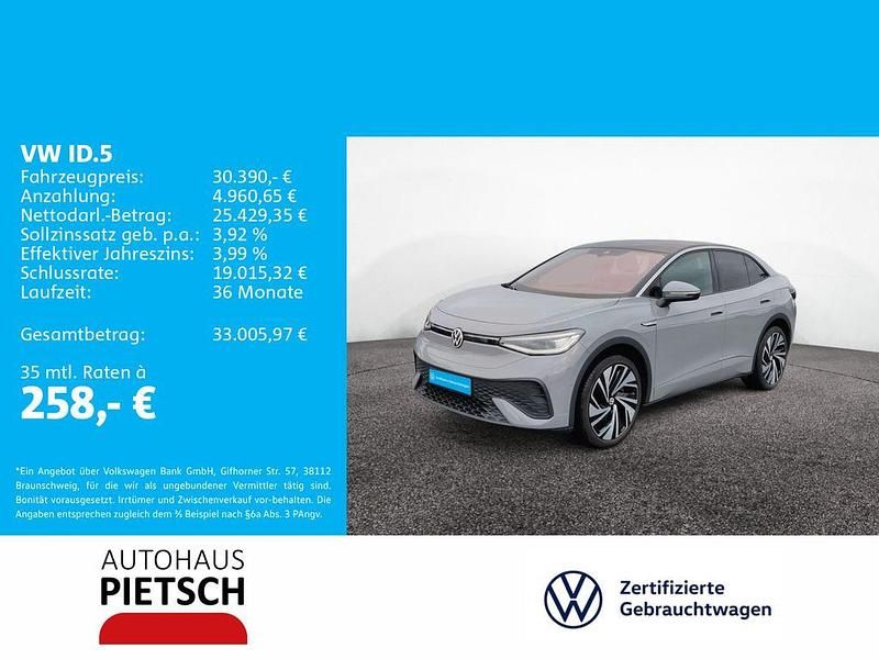 Gebraucht VW ID.5 Pro Performance 150 kW (204 PS) 2022 Mondsteingrau/schwarz SUV