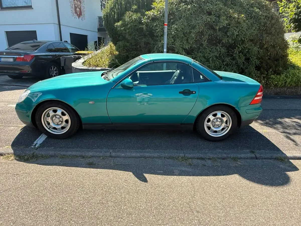 Gebraucht Mercedes SLK200 136 PS (100 kW) 1998 Grün Cabrio