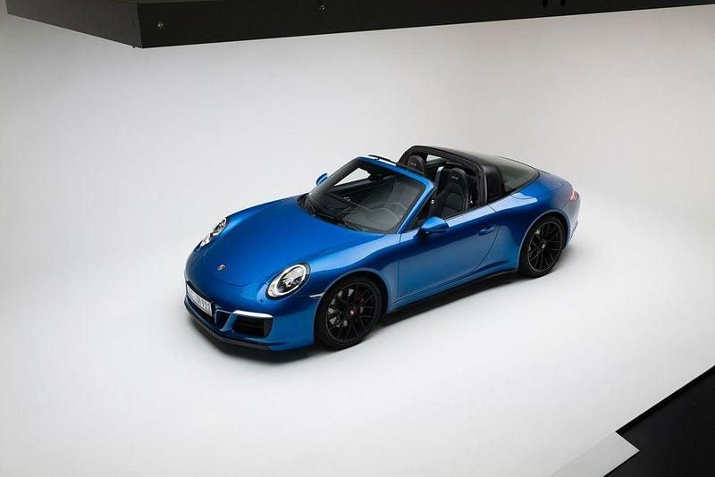 Blau Gebraucht 2017 Porsche 911 Targa 4 Cabrio | 145.000 € - Bild 1/4