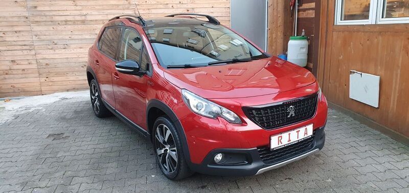 Rot Gebraucht 2019 Peugeot 2008 GT-line SUV | 13.980 € (Fairer Preis) - Bild 1/4
