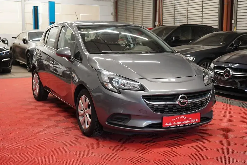 Gebraucht Opel Corsa 90 PS (66 kW) 2015 Karbon silber/shiny grey (m2) Kleinwagen