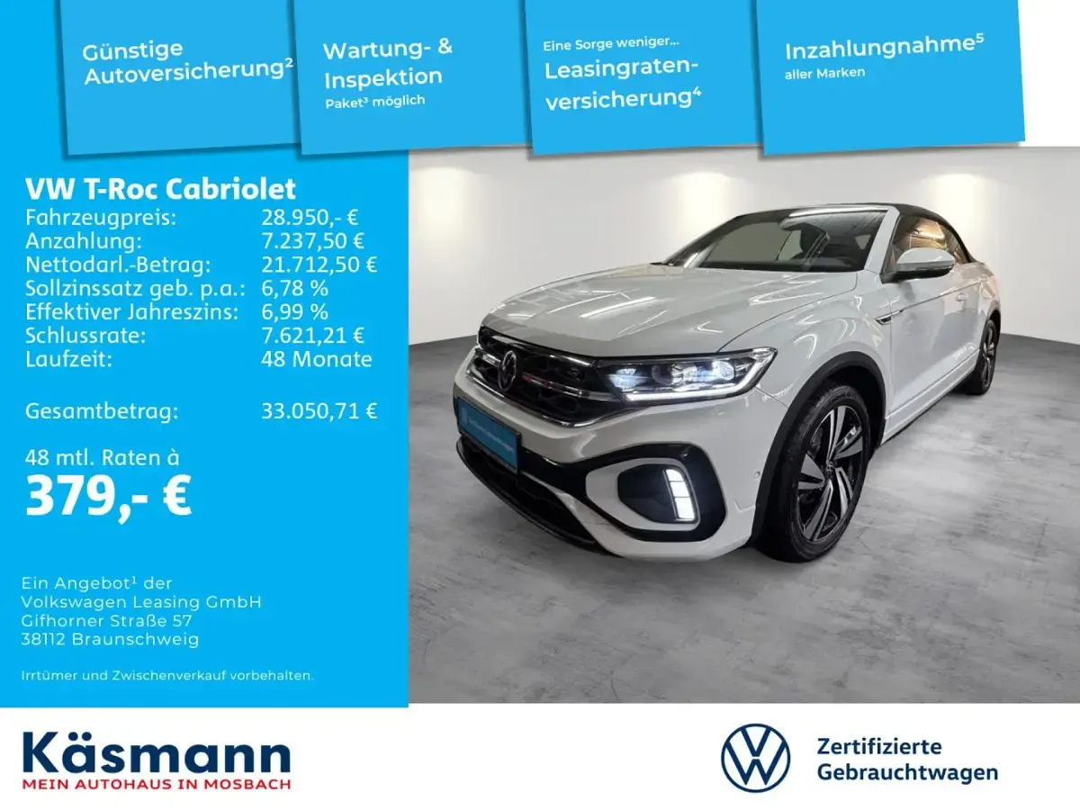 Gebraucht VW T-Roc R-line 150 PS (110 kW) 2022 SUV
