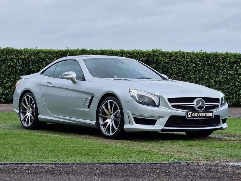 Grau Gebraucht 2012 Mercedes SL63 AMG AMG Cabrio | 89.597 € - Bild 1/4