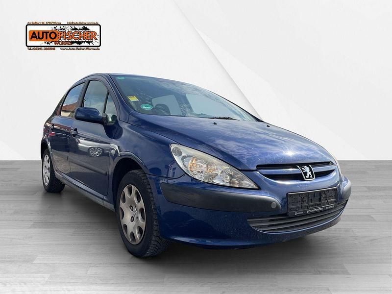 Blau Gebraucht 2002 Peugeot 307 Kleinwagen | 750 € (Guter Preis) - Bild 1/4