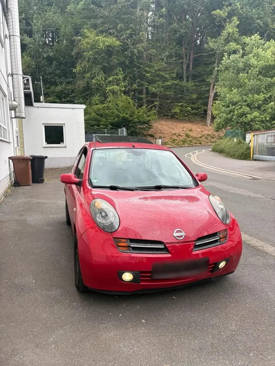 Gebraucht Nissan Micra 80 PS (58 kW) 2005 Rot Kleinwagen