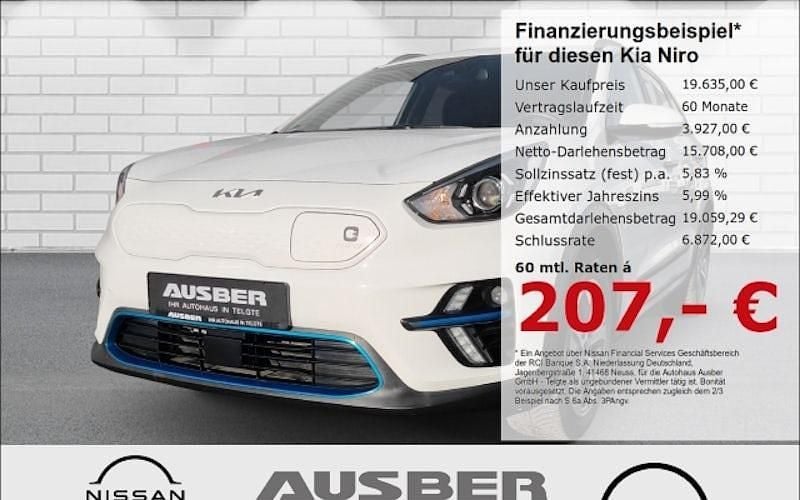Weiss Gebraucht 2022 Kia e-Niro Vision SUV | 19.635 € (Fairer Preis) - Bild 1/4