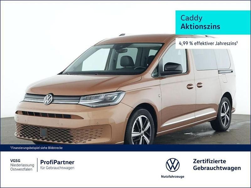 Gebraucht VW Caddy Maxi Style 122 PS (89 kW) 2024 Gold Van / Kleinbus