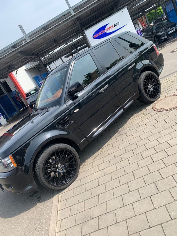 Schwarz Gebraucht 2010 Land Rover Range Rover Sport HSE SUV | 8.500 € (Superpreis) - Bild 1/4