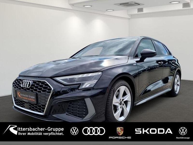 Mythosschwarzmetallic Gebraucht 2021 Audi A3 S-Line Limousine | 25.990 € (Guter Preis) - Bild 1/4