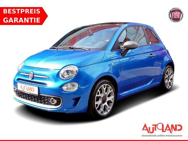 Blau Gebraucht 2021 Fiat 500 Sport Kleinwagen | 12.950 € (Fairer Preis) - Bild 1/4