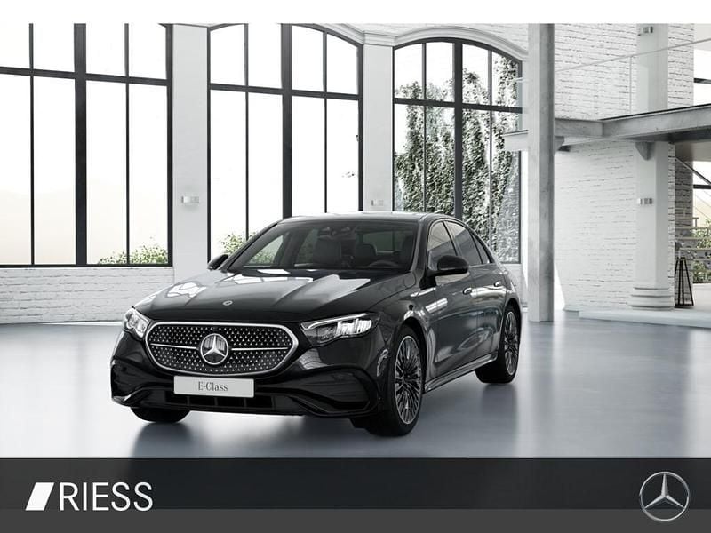 Gebraucht Mercedes E300 AMG 197 PS (144 kW) 2025 Metalliclack obsidianschwarz Limousine