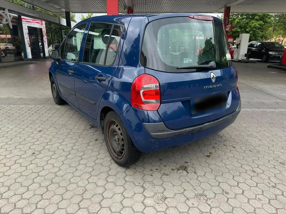 Gebraucht Renault Modus 85 PS (62 kW) 2009 Blau Van / Kleinbus