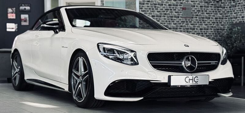 Weiß Gebraucht 2017 Mercedes S63 AMG AMG Cabrio | 83.990 € - Bild 1/4