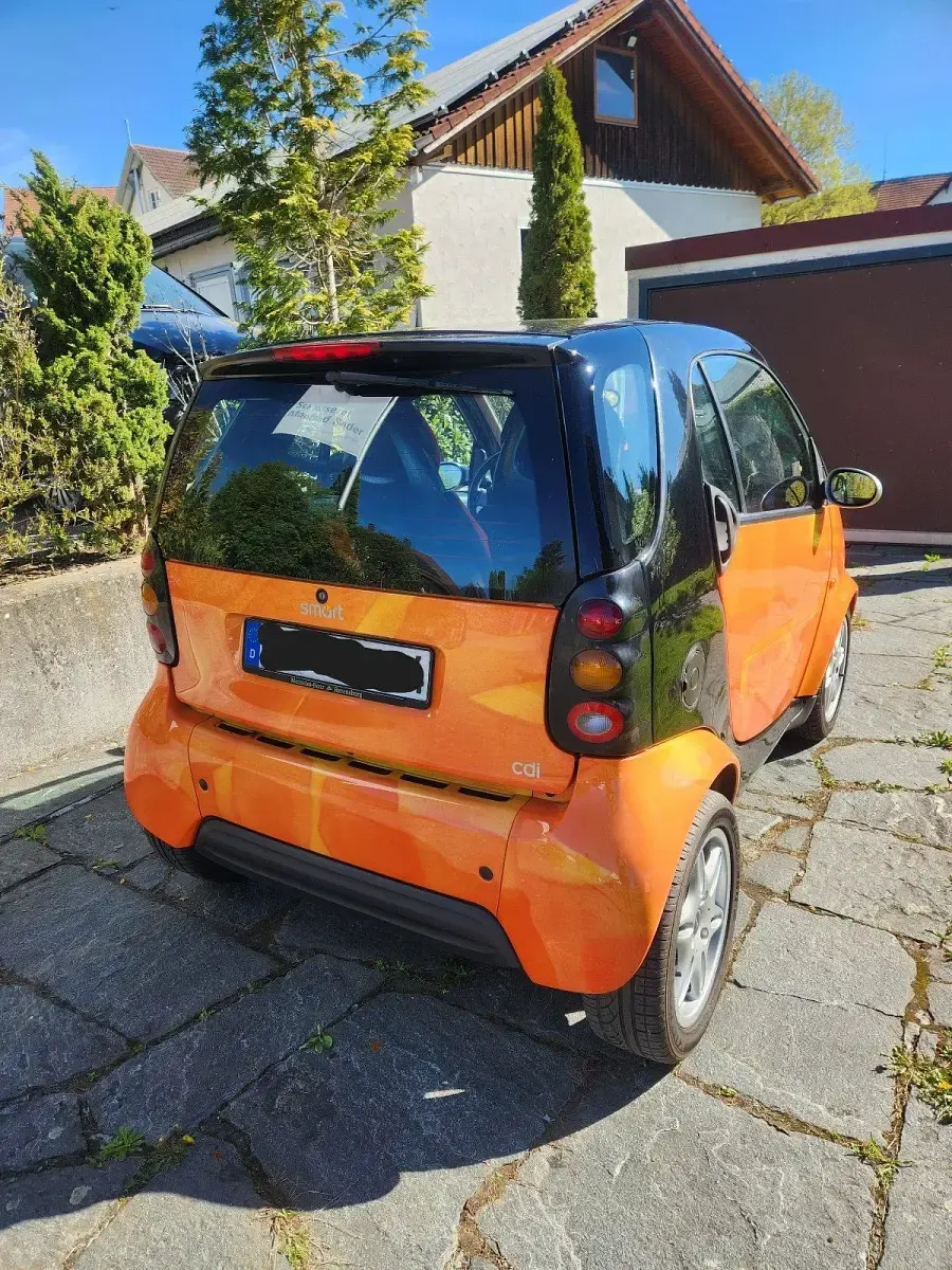 Używany Smart ForTwo Coupé Pulse 41 KM (30 kW) 2002 Pomarańczowy Coupe