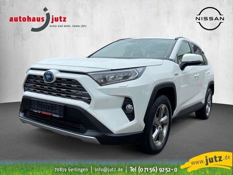 Schneeweiß Gebraucht 2020 Toyota RAV4 Hybrid Team SUV | 29.890 € (Fairer Preis) - Bild 1/4