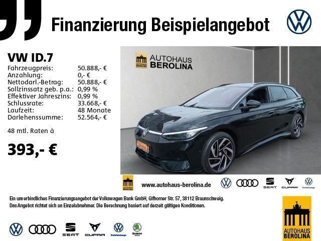 Schwarz Gebraucht 2024 VW ID.7 Pro Limousine | 50.888 € (Etwas zu teuer) - Bild 1/4