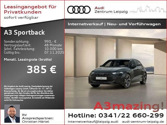 Grau Neu 2025 Audi A3 S-Line Limousine | 36.490 € (Fairer Preis) - Bild 1/2
