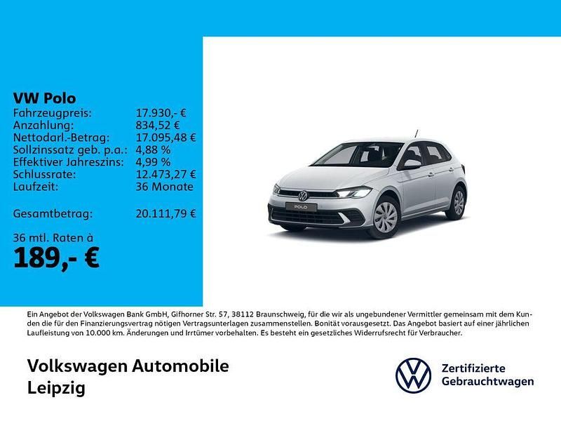 Gebraucht VW Polo Basis 80 PS (58 kW) 2025 Grau Limousine