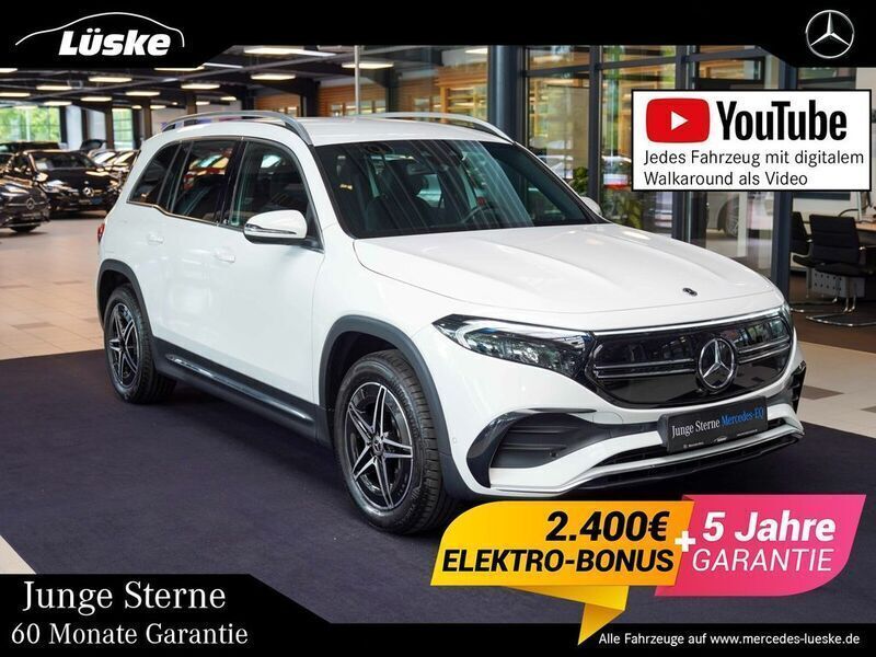 Polarweiß Gebraucht 2023 Mercedes EQB250 AMG line SUV | 33.900 € (Fairer Preis) - Bild 1/4