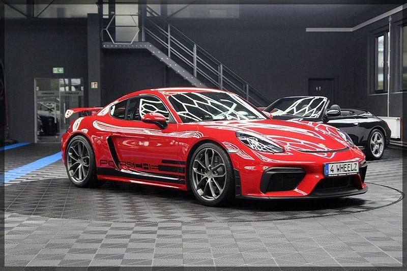 Rot Gebraucht 2020 Porsche Cayman GT4 Coupé | 108.999 € (Fairer Preis) - Bild 1/4