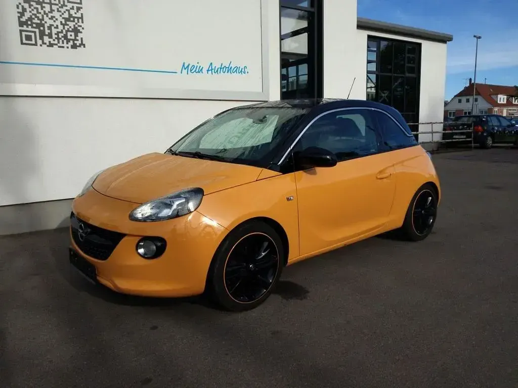 Gebraucht Opel Adam 101 PS (74 kW) 2017 Orange Kleinwagen