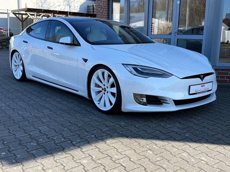 Gebraucht Tesla Model S 386 kW (525 PS) 2020 Weiß Kleinwagen