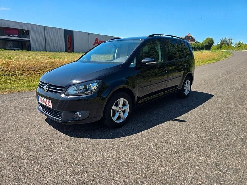 Gebraucht VW Touran Comfortline 105 PS (77 kW) 2011 Schwarz Van / Kleinbus