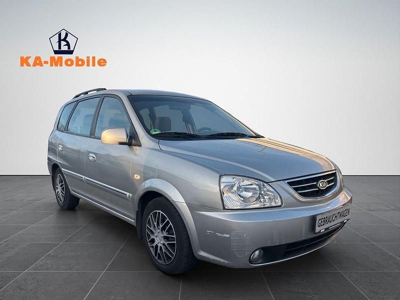 Gebraucht Kia Carens EX 113 PS (83 kW) 2006 Silber Van / Kleinbus