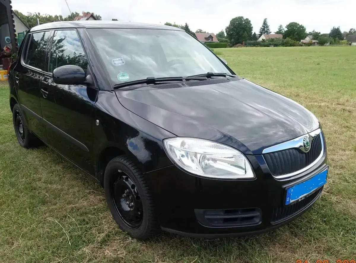 Gebraucht Skoda Fabia Ambiente 69 PS (50 kW) 2008 Schwarz Kleinwagen