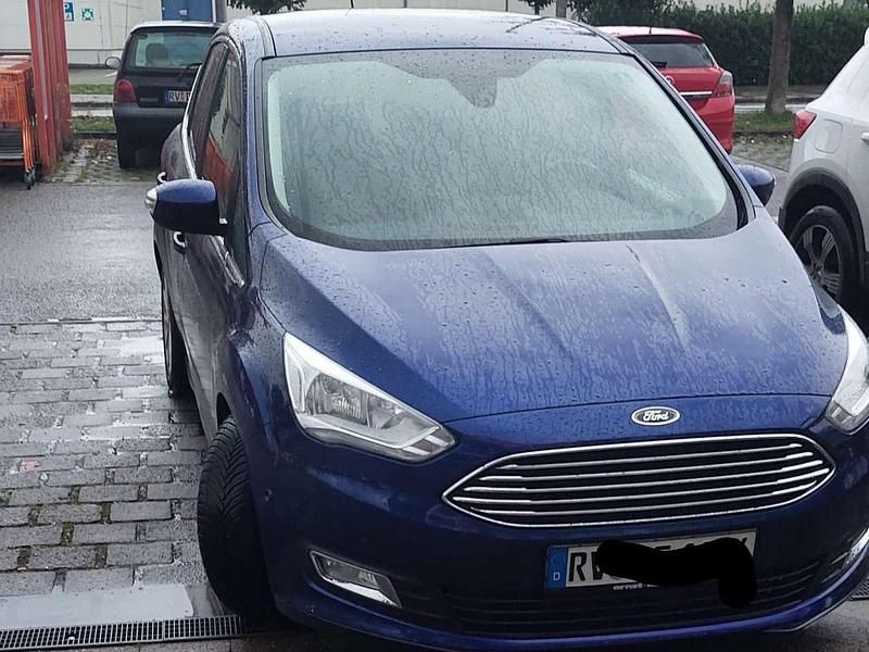 Blau Gebraucht 2017 Ford C-MAX Titanium Van / Kleinbus | 11.300 € (Fairer Preis) - Bild 1/4