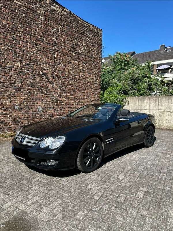 Schwarz Gebraucht 2007 Mercedes SL350 Cabrio | 18.490 € (Superpreis) - Bild 1/4