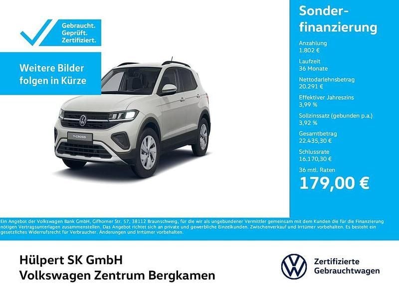 Grau Gebraucht 2024 VW T-Cross Life SUV | 22.093 € (Fairer Preis) - Bild 1/4