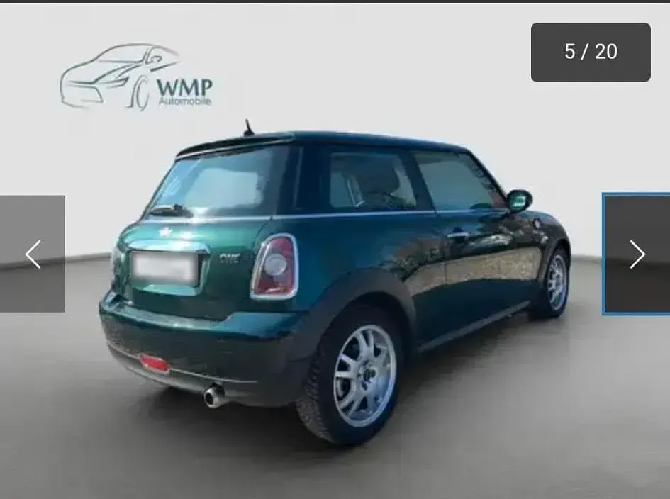 Usata Mini ONE 95 CV (69 kW) 2008 Verde Utilitaria